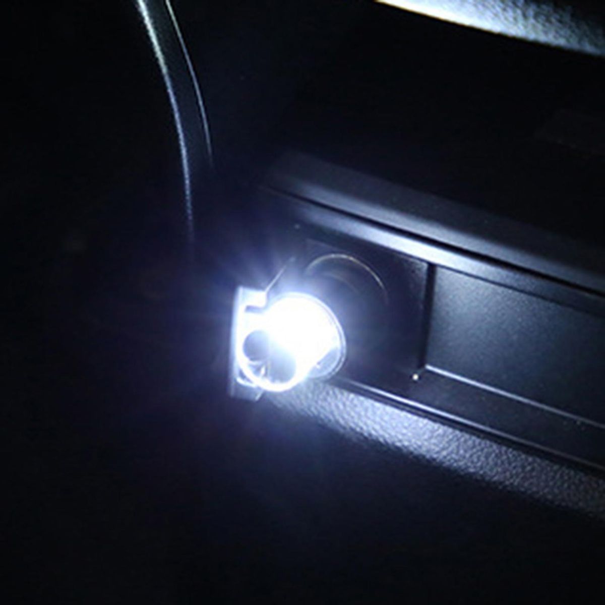 Universal Car Light Mini Usb Car Lamp Portable Led for Emergency White