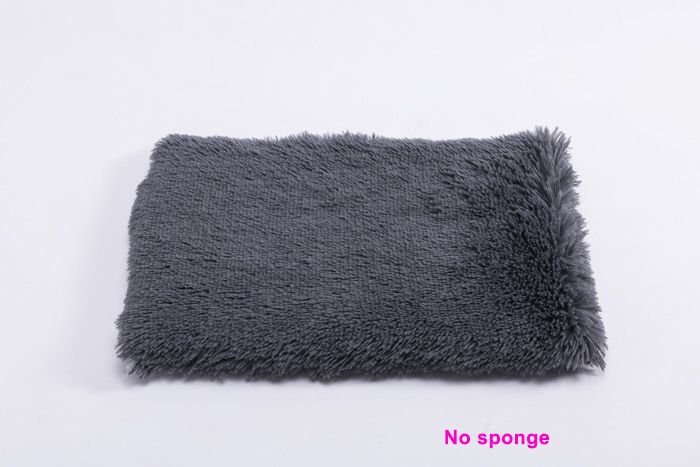 Ultra Plush Deluxe Orthopedic Foam Dog Bed Rectangular Cat Dog Mats / Removable Cover Pet Mattress Cushion For Small Large Dogs-Dark Grey2