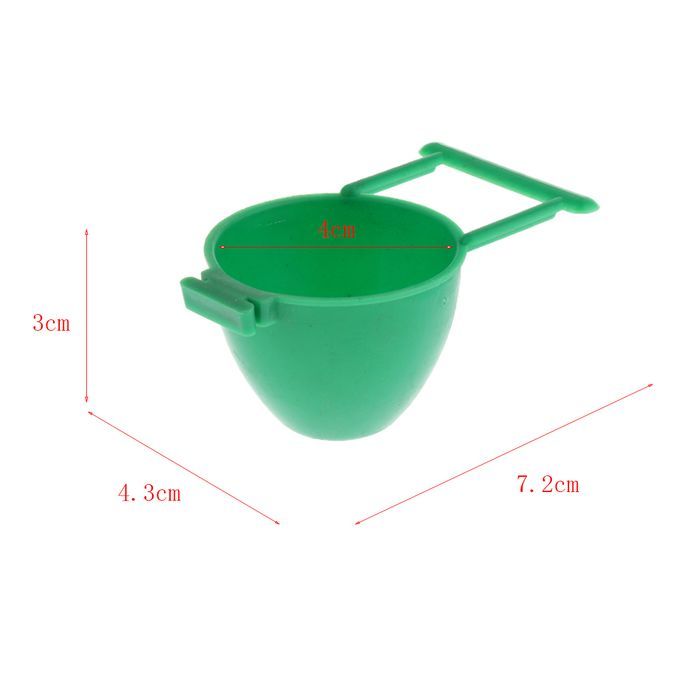 10 Pcs Bird Parrot Automatic Feeding Feeder Food Water Drinker Cage