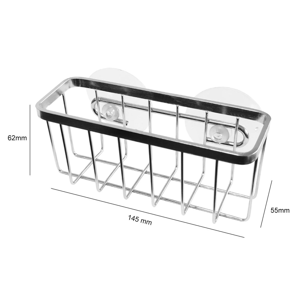 Kitchen Sponge Holder Stainless Steel Sink Basket Sorage Braket Rustproof Waterproof Liquid Drainer Rack