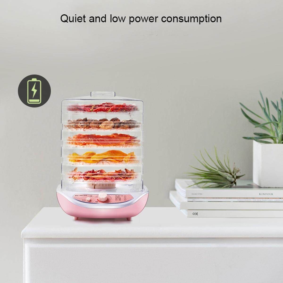 Fruit Dehydrator 5 Layer Household Vegetable Herb Meat Drying Machine Snacks Small Food Dryer Good Package Air Dryer