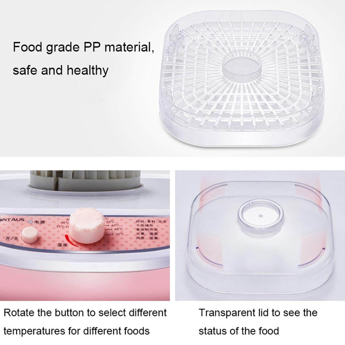 Fruit Dehydrator 5 Layer Household Vegetable Herb Meat Drying Machine Snacks Small Food Dryer Good Package Air Dryer