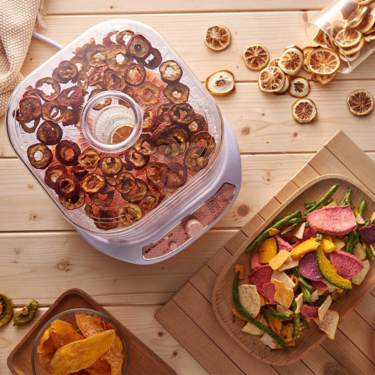 Fruit Dehydrator 5 Layer Household Vegetable Herb Meat Drying Machine Snacks Small Food Dryer Good Package Air Dryer