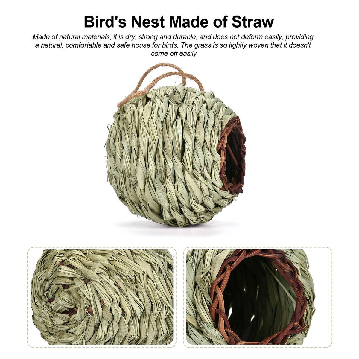 Bird Egg House Large Space Balconies Birds Nest Green