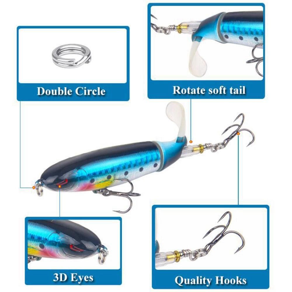 Propeller Luya Bait Bionic Bait Imitation True and False