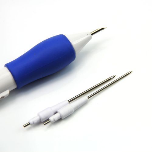 White+Blue Three Sized Embroidery Needle Punching Needle