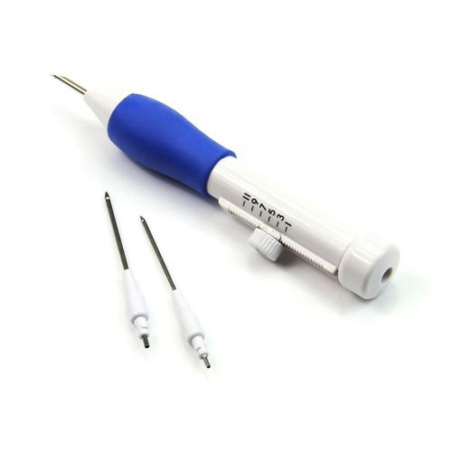 White+Blue Three Sized Embroidery Needle Punching Needle