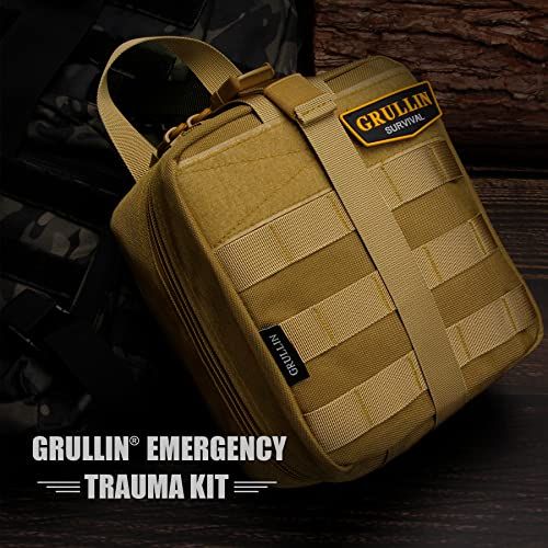 GRULLIN IFAK Trauma First Aid Kit Tactical Molle Military Em