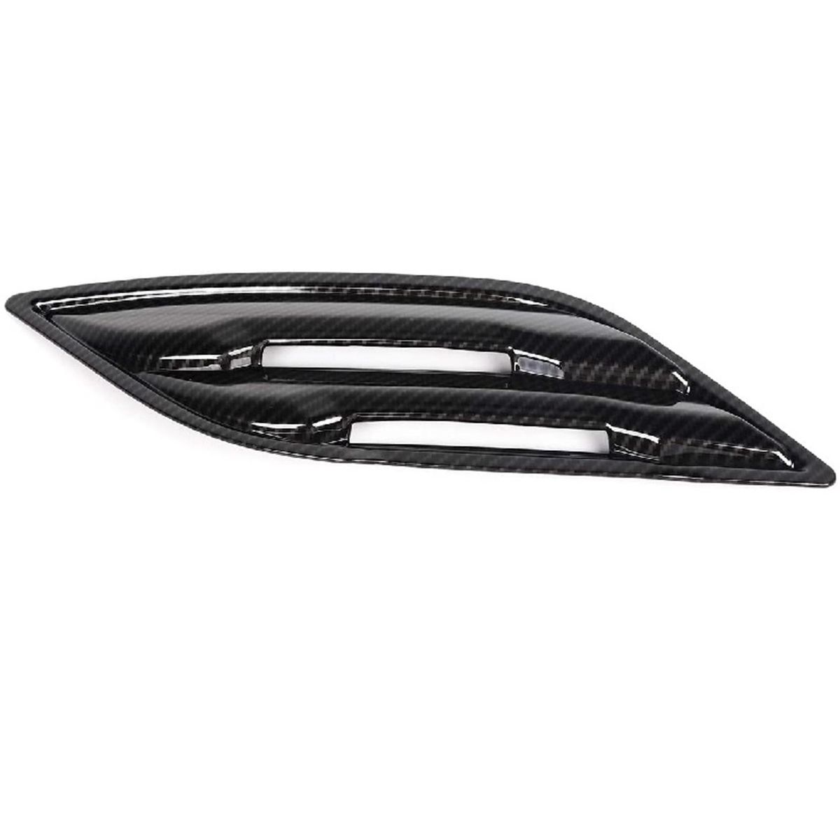 2Pcs Car Front Fender Side Air Vent Cover Trim Air Vent