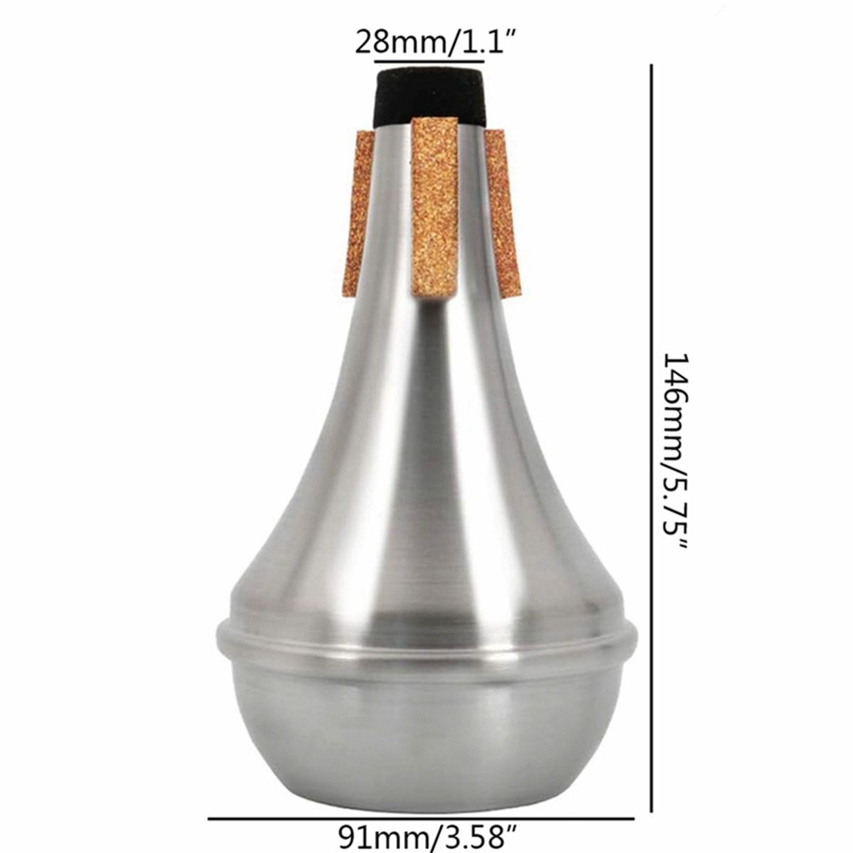 Aluminum Alloy Small Mute Mute Mute Anti-Disturbance Mute