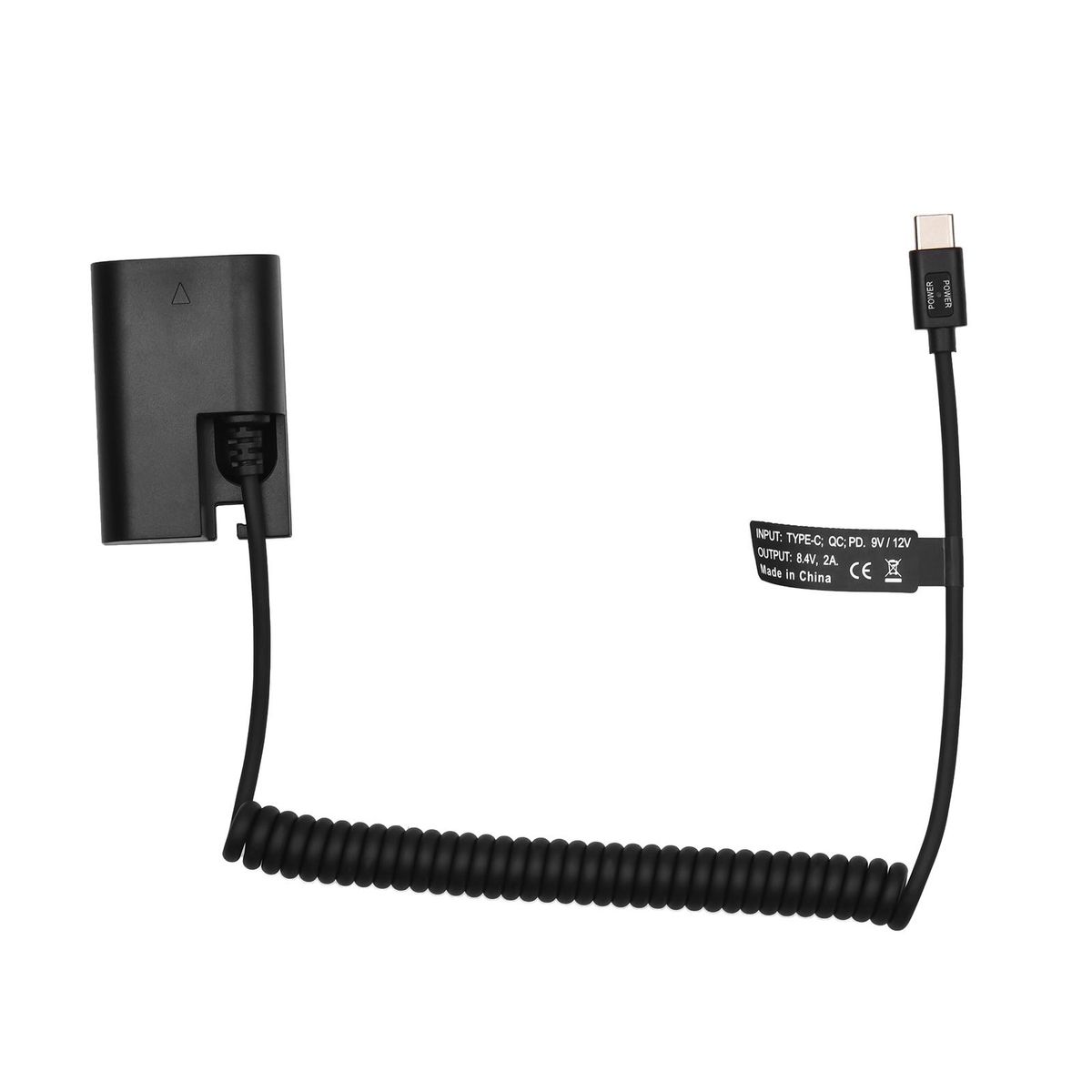 Andoer Type-C DR-E6 Dummy Battery DC Coupler 20W PD Adapter  Replacement for Canon EOS 60D 70D 80D 5DS R 5D Mark IV III 5D4 5D3 5D2 II