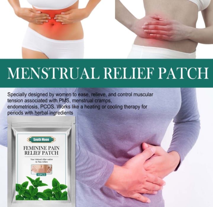 Premium Menstrual Cramps Pain Relief Heated Patch-10 Pieces