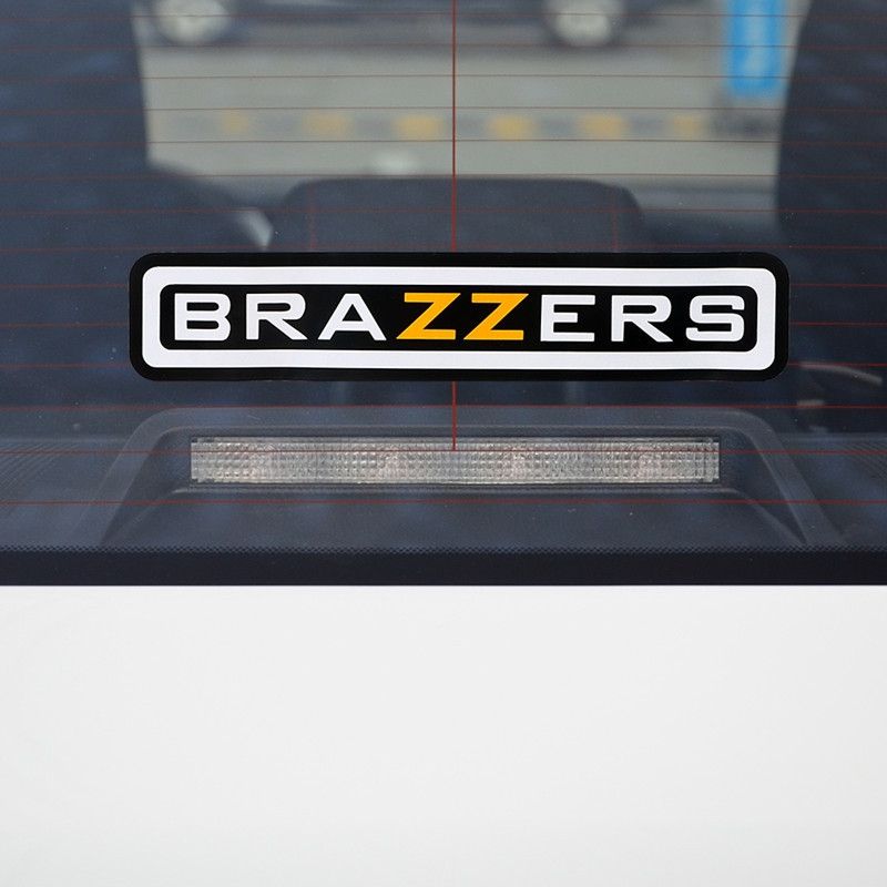 10 PCS  BRAZZERS Car Sticker Auto Decals Foe Car Styling, Size: 4.9x22.5cm
