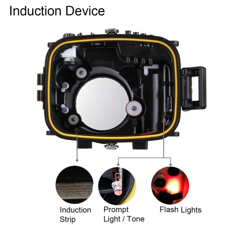 40m Waterproof Camera Housing For Canon EOS-5D Mark III