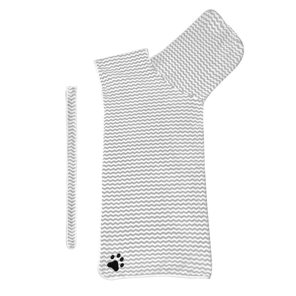 Pet Bathrobe Water Absorption Cat Bathrobe Grey