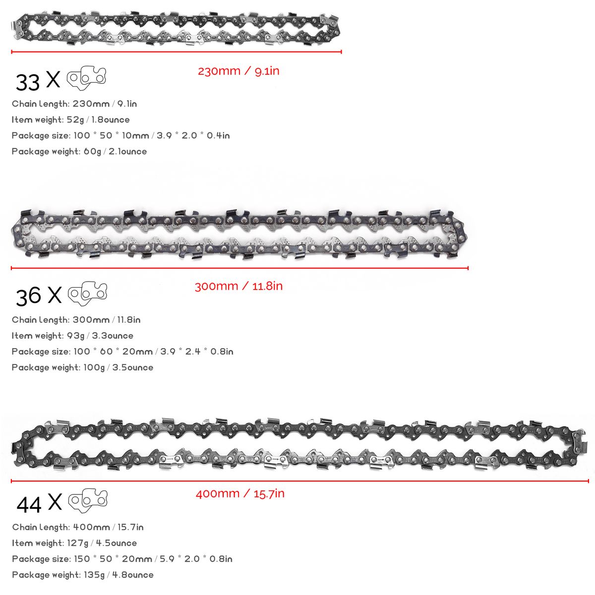 Mini Steel Chainsaw Chains Electric   Accessory Replacement