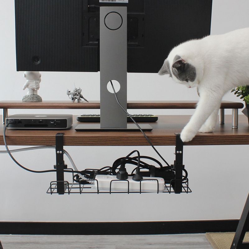 Storage Hook Under Desk Cable Management Tray