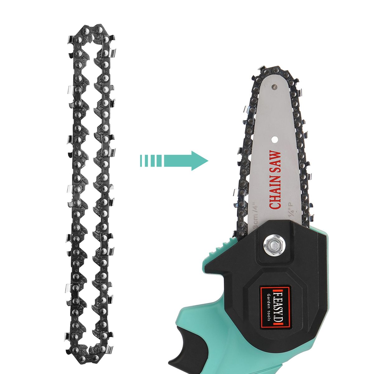 1 PCS 4 Inch Mini Steel Chainsaw Chains Electric Chainsaws