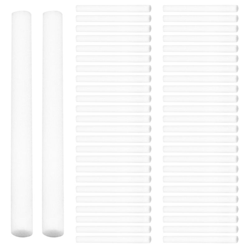 50-Pack Car Diffuser Sponges Refill Sticks Humidifier Filter Wick Replacement, Absorbent Sponge Sticks, 2.75 x 0.31 Inch for Car Mini Humidifier Ultrasonic Aroma Diffuser