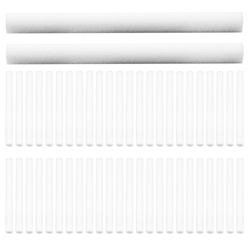 50-Pack Car Diffuser Sponges Refill Sticks Humidifier Filter Wick Replacement, Absorbent Sponge Sticks, 2.75 x 0.31 Inch for Car Mini Humidifier Ultrasonic Aroma Diffuser