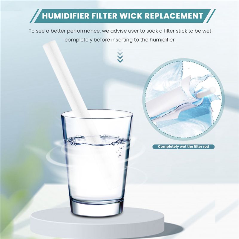 50-Pack Car Diffuser Sponges Refill Sticks Humidifier Filter Wick Replacement, Absorbent Sponge Sticks, 2.75 x 0.31 Inch for Car Mini Humidifier Ultrasonic Aroma Diffuser