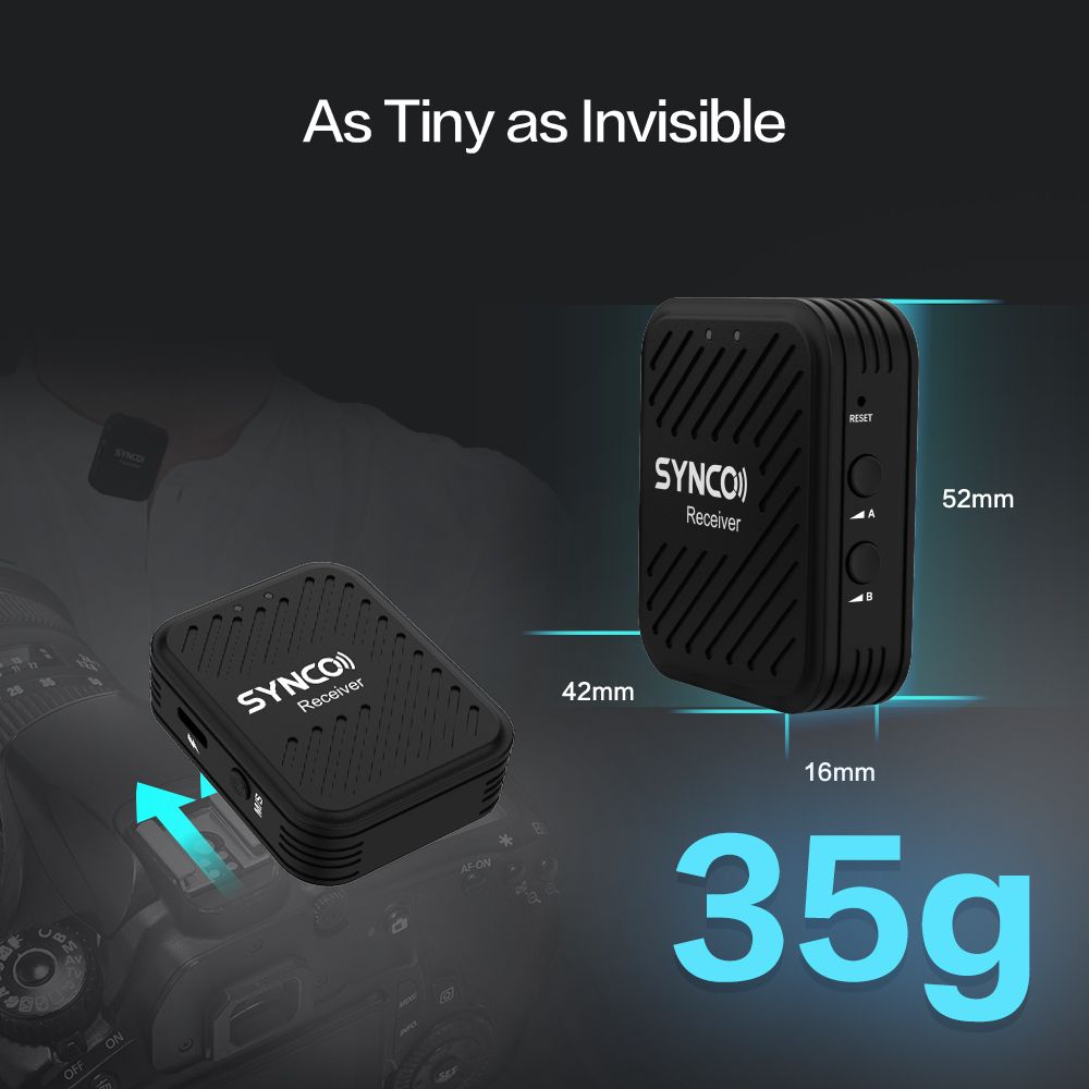 SYNCO G1(A2) 2.4G Wireless Microphone System With 1