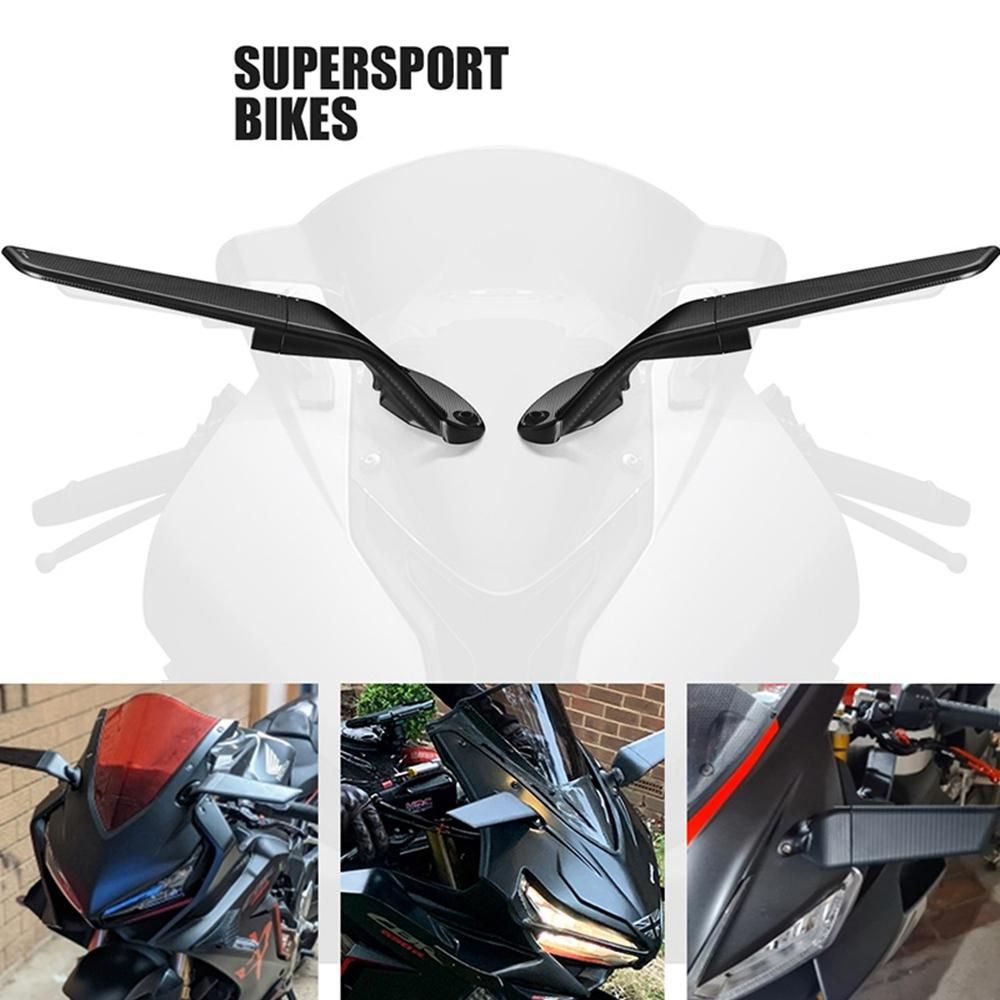 Motorcycle Rearview Mirror Fixed Wind Wing Rearview Mirror