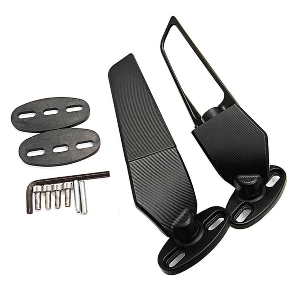 Motorcycle Rearview Mirror Fixed Wind Wing Rearview Mirror