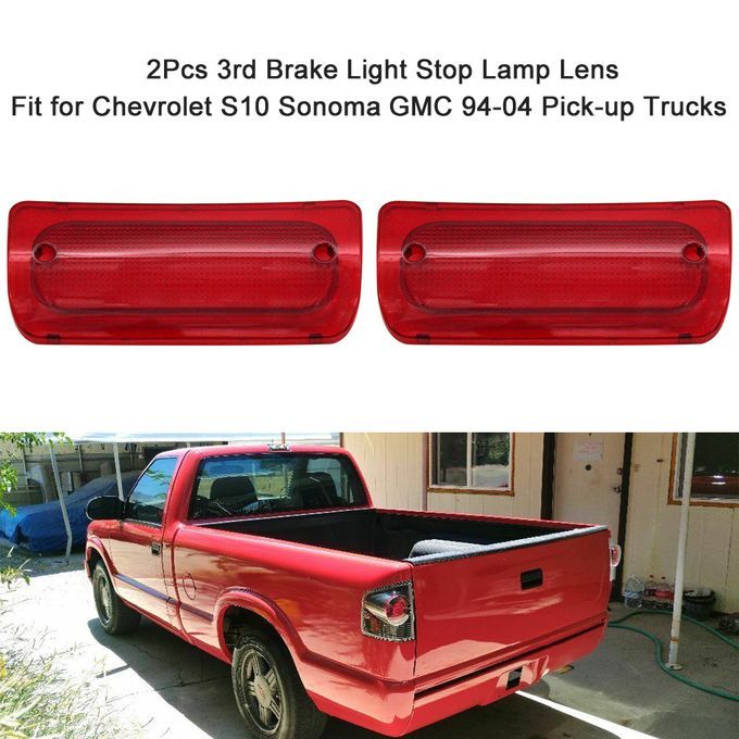 2Pcs 3rd Brake Light Stop Lamp Lens Fit For Chevrolet S10
