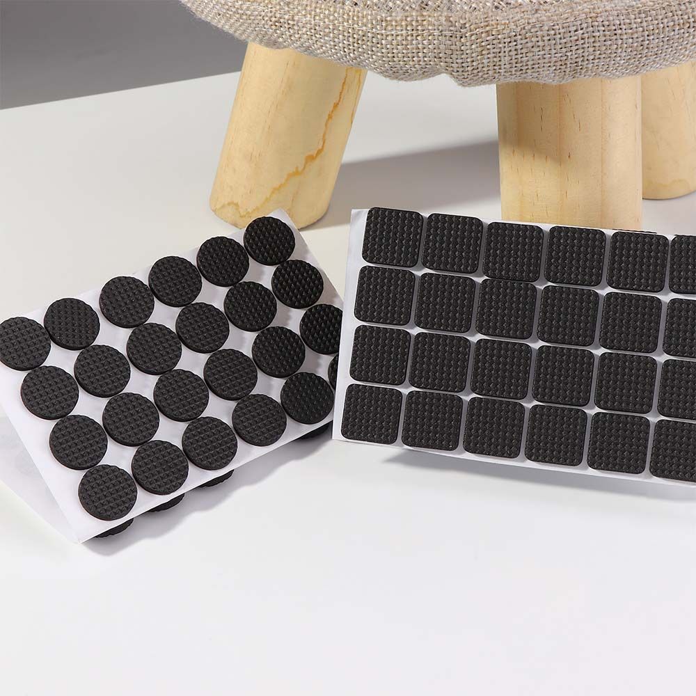 48Pcs Non-slip Self Adhesive Rubber Feet Anti Slip Pads Table Chair Floor Protectors Mat Round Sticky Pad For Chair Leg