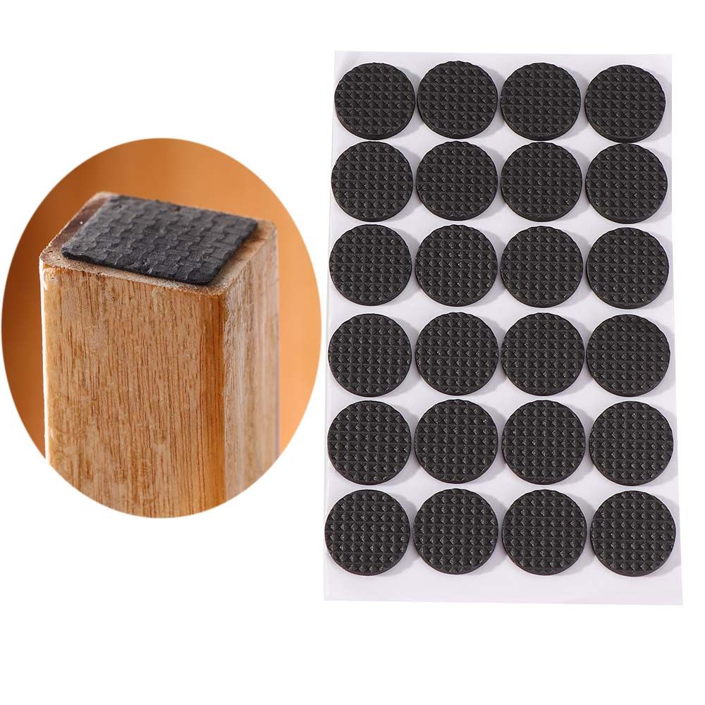 48Pcs Non-slip Self Adhesive Rubber Feet Anti Slip Pads Table Chair Floor Protectors Mat Round Sticky Pad For Chair Leg