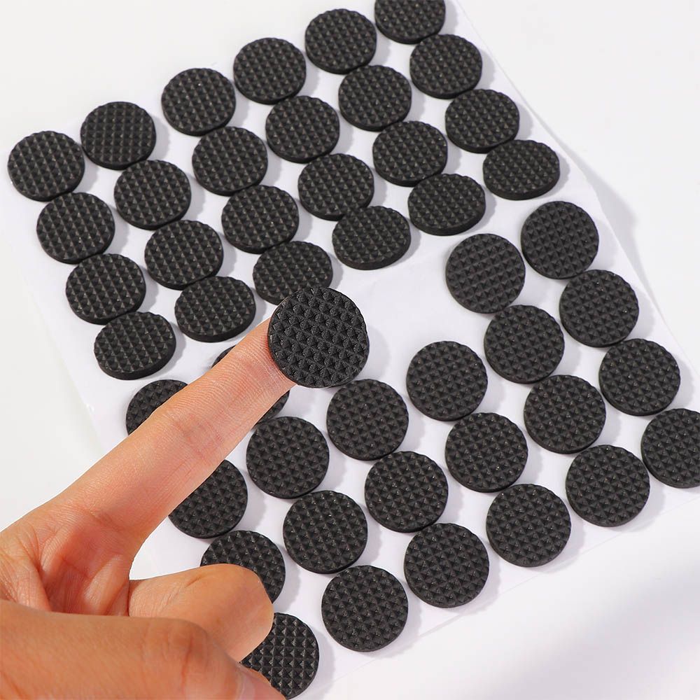 48Pcs Non-slip Self Adhesive Rubber Feet Anti Slip Pads Table Chair Floor Protectors Mat Round Sticky Pad For Chair Leg