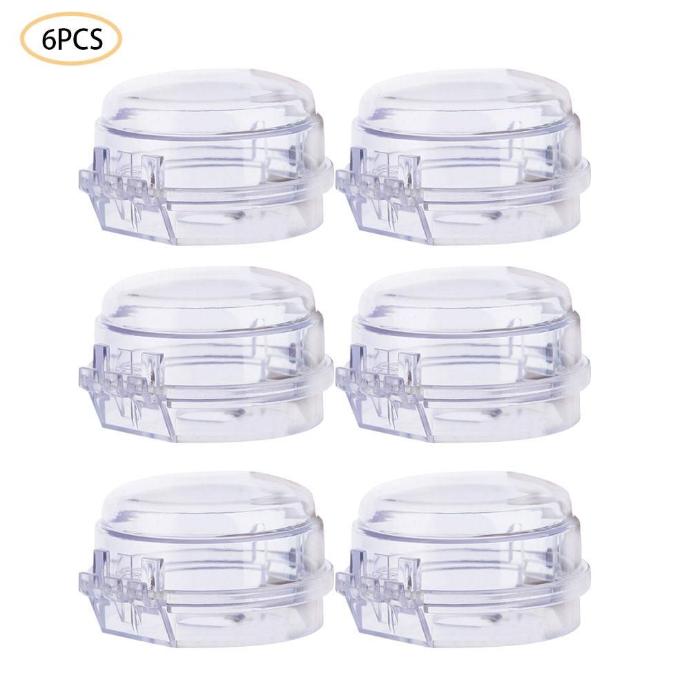 6PCS Kitchen Stove Switch Button Safety Cover Household Gas Knob Protective Cover Baby Safety Equipment