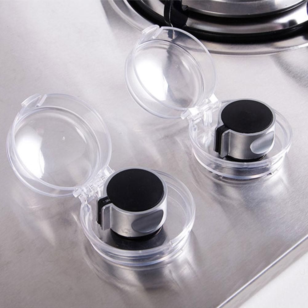 6PCS Kitchen Stove Switch Button Safety Cover Household Gas Knob Protective Cover Baby Safety Equipment