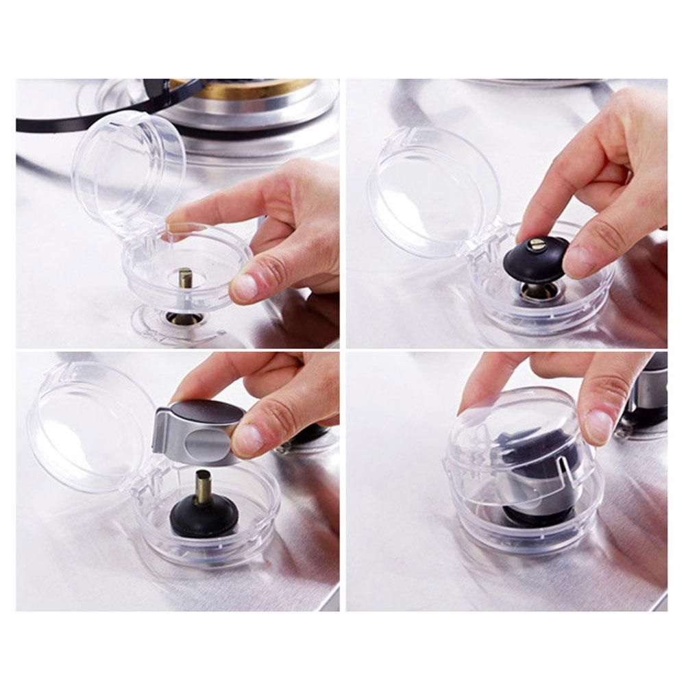 6PCS Kitchen Stove Switch Button Safety Cover Household Gas Knob Protective Cover Baby Safety Equipment