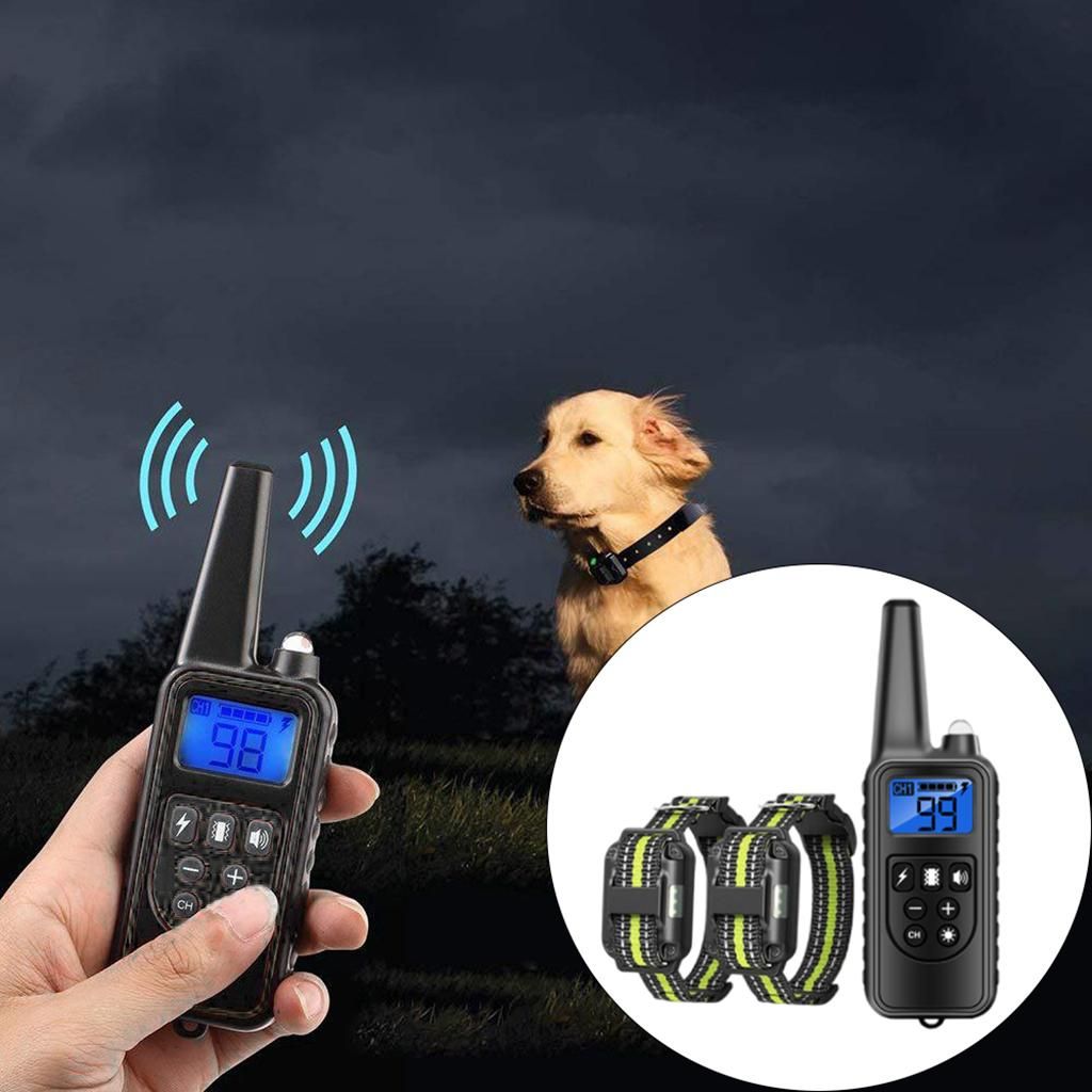 2600ft Anti  Pet Dog Training Collar Remote Green