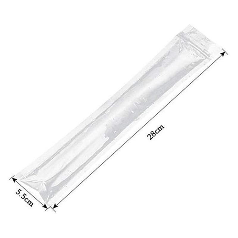 100 Disposable Popsicle Mold Bags with Zipper Seal Healthy Snacks Yogurt Bars Juice Popsicles with Funnel