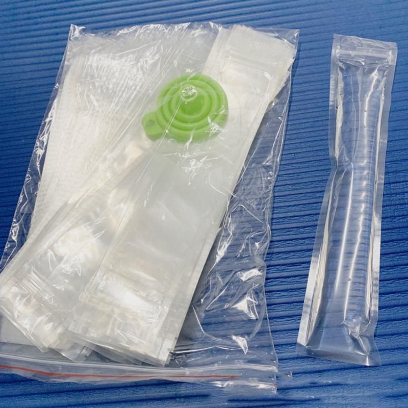 100 Disposable Popsicle Mold Bags with Zipper Seal Healthy Snacks Yogurt Bars Juice Popsicles with Funnel