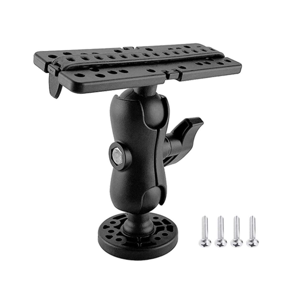 Marine Boat Fishfinder Bracket Depth Sounder Base Mount Universal Transducer Bracket Fishes Finder Mount
