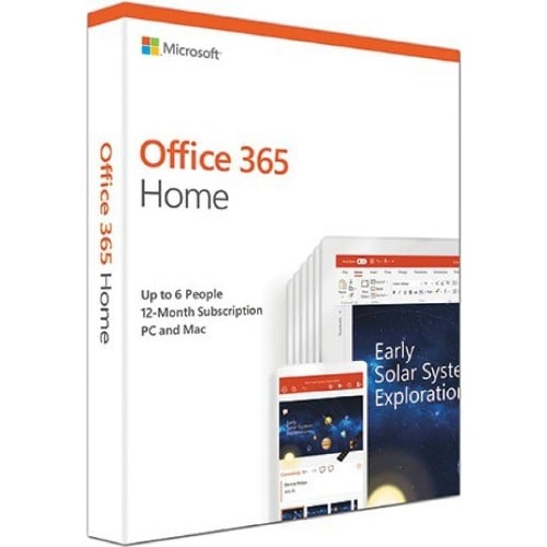 Office 365 Home Subscription - Upto 6-Users - Product Key Inside - No Disc