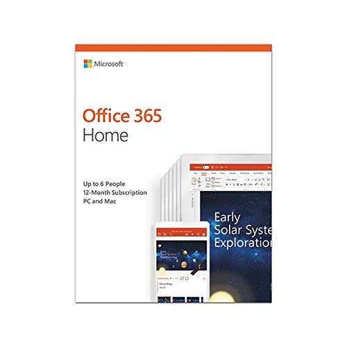 Office 365 Home Subscription - Upto 6-Users - Product Key Inside - No Disc