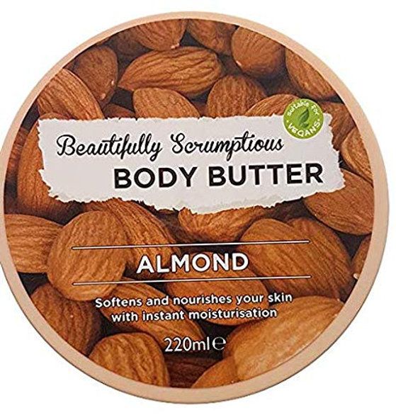 Body Butter Almond, Brown