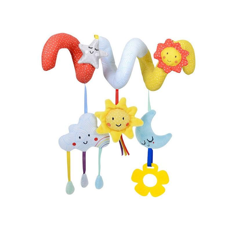 Foreign trade export toy bed around 0-1 cloud sun bed bell pendant with rattle lathe hanging baby educational toys cloud sun bed