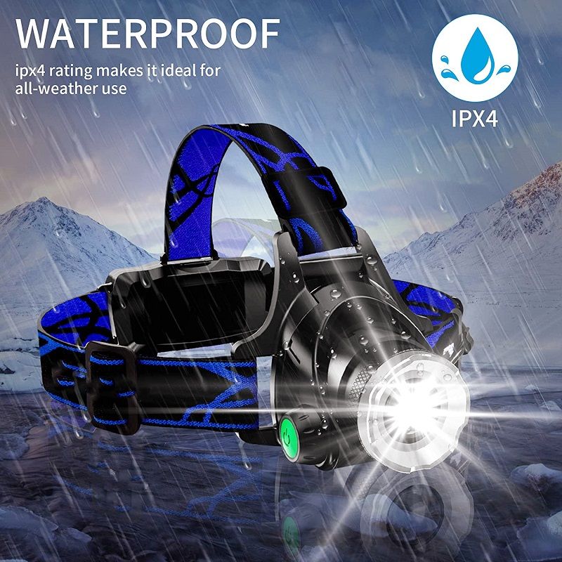 LED Headlamps 80000lumens Headlight Head Torch Camping Head Lamp