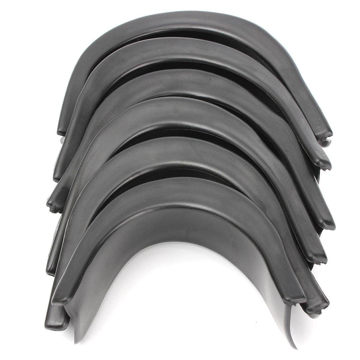 6Pcs Set Black Rubber Pool Table Pocket Liners Protector Billiard Replacement