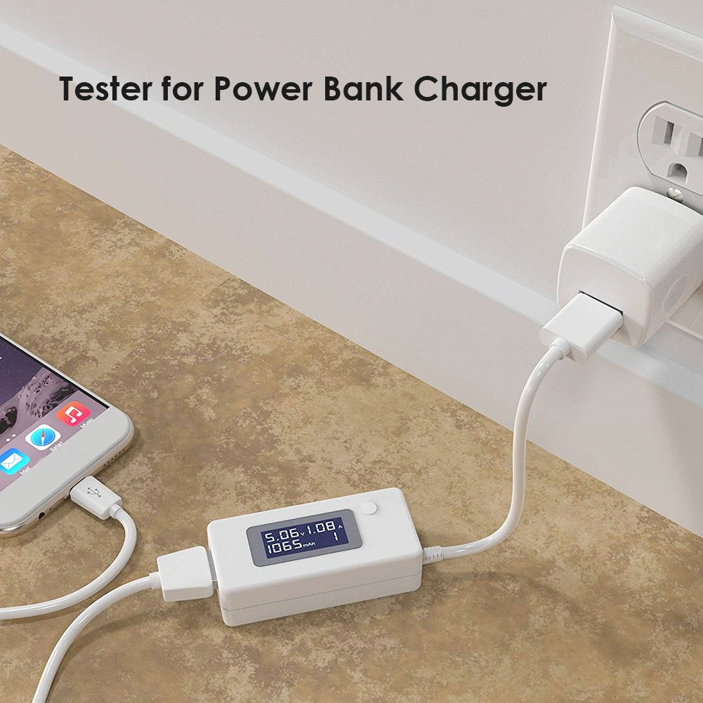 Micro Usb Tester Backlit Lcd Digital Power Meter U