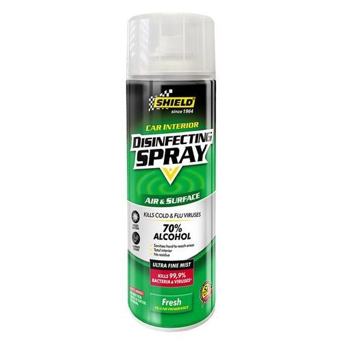 CAR INTERIOR DISINFECTANT SPRAY FRESH