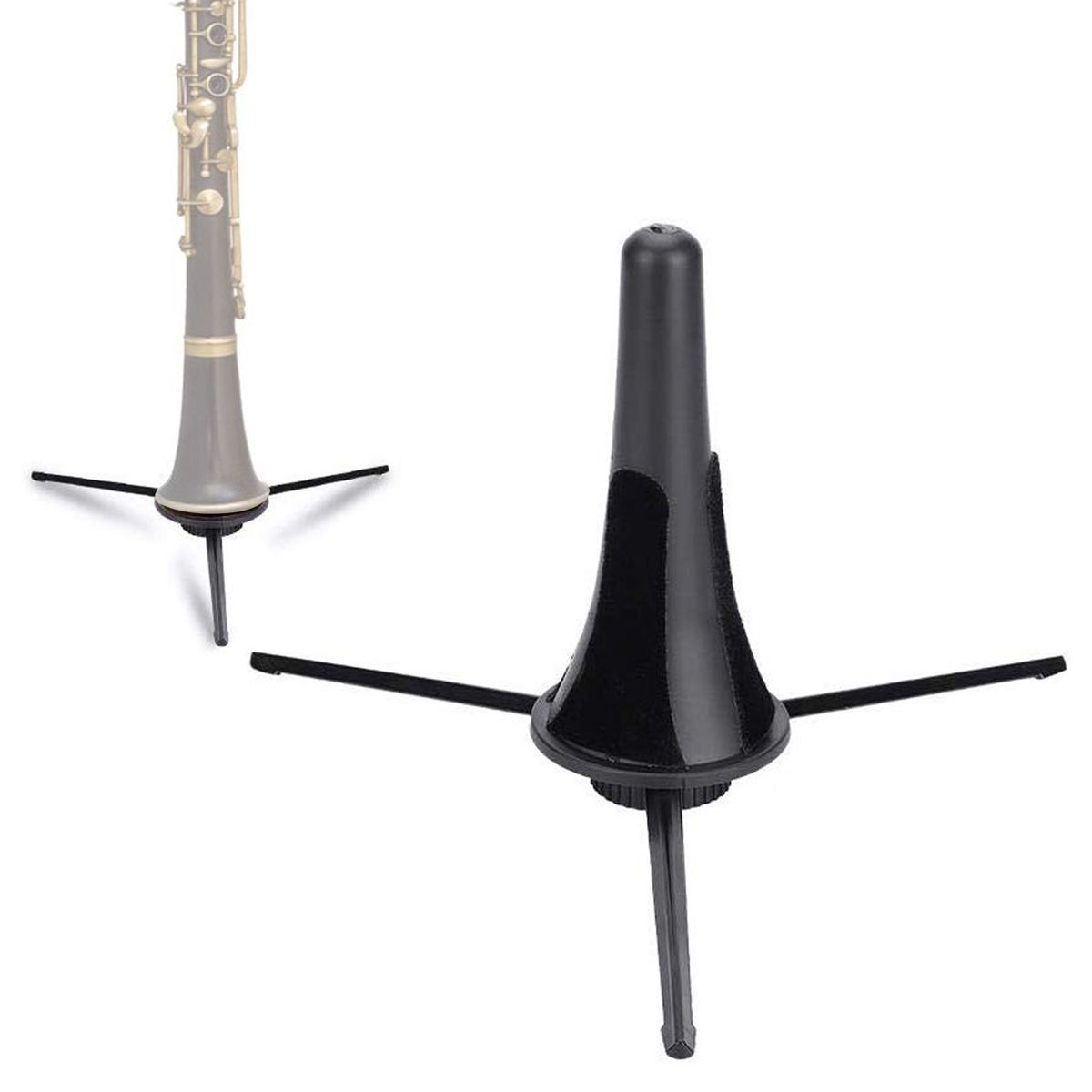 Foldable Clarinet Oboe Stand Straight Saxophone Tripod