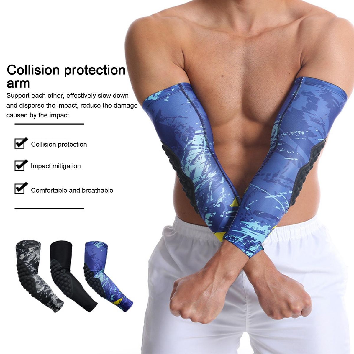 Sports Elbow Brace Elbow Support for Sports Blue
