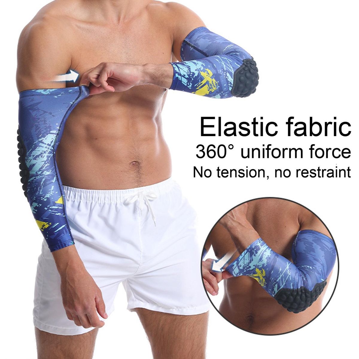 Sports Elbow Brace Elbow Support for Sports Blue